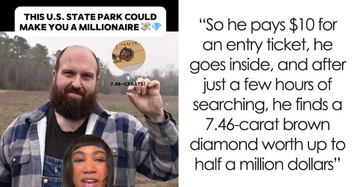 This Guy's Trip To Arkansas Park Is Insanely Lucky As He Finds A Diamond Worth $500K