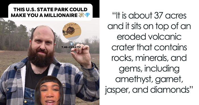 Tourist Visits Arkansas Park, Finds 7.46-Carat Diamond Worth $500K In Viral Post