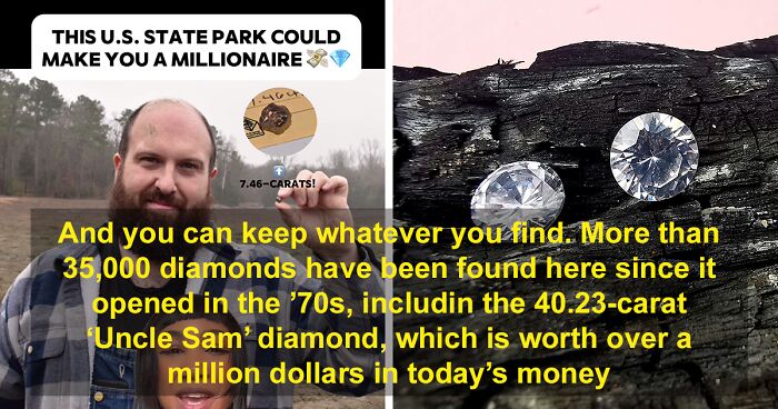 Tourist Shocked After Discovering $500K Diamond During Day Trip To Arkansas Park, Stuns Netizens