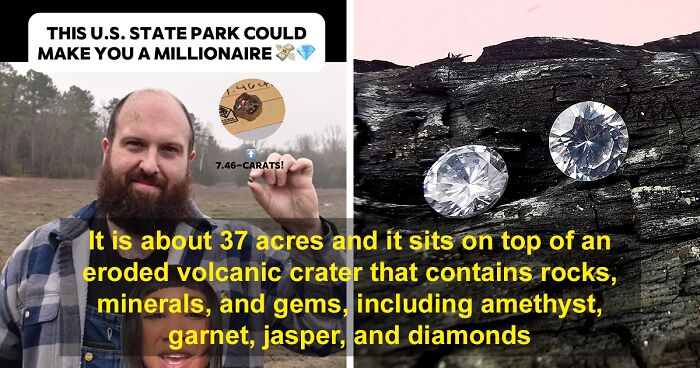 Netizens In Awe Of This French Tourist Who Found A Diamond In Arkansas Park Worth $500K