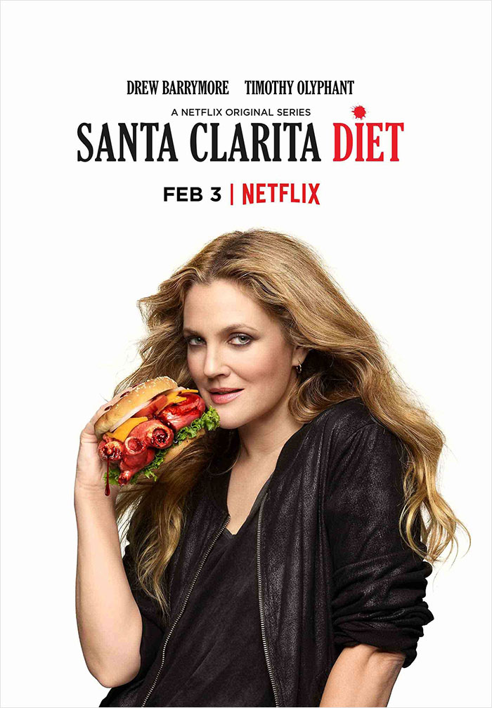 Actress holding a sandwich in a promo image for a TV show that disappointed fans.