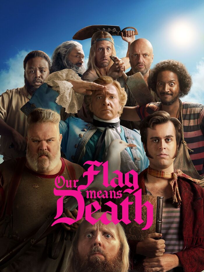 A group of pirate characters from "Our Flag Means Death," exemplifying disappointing TV shows for fans.