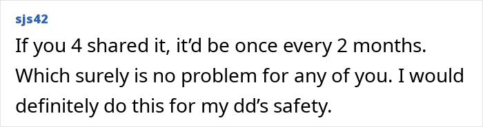 Comment discussing teen safety and clubbing pickup arrangement at 3AM.