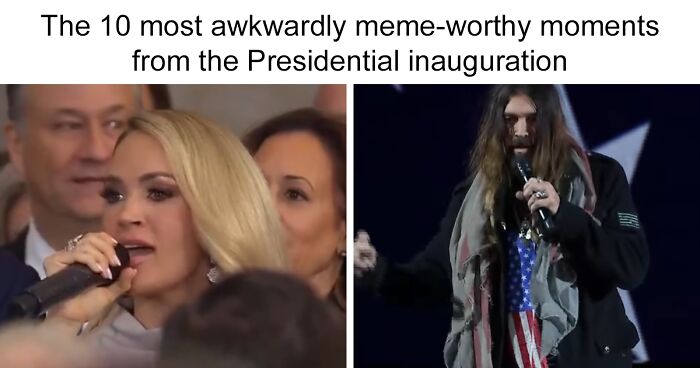 10 Awkward Moments From Trump's Inauguration That Instantly Became Memes