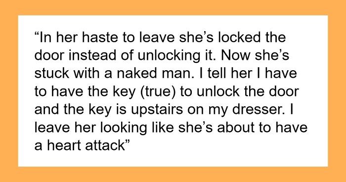 Angry Woman Runs Into Man’s Home Over A Parking Dispute, Gets Locked In With Him Naked