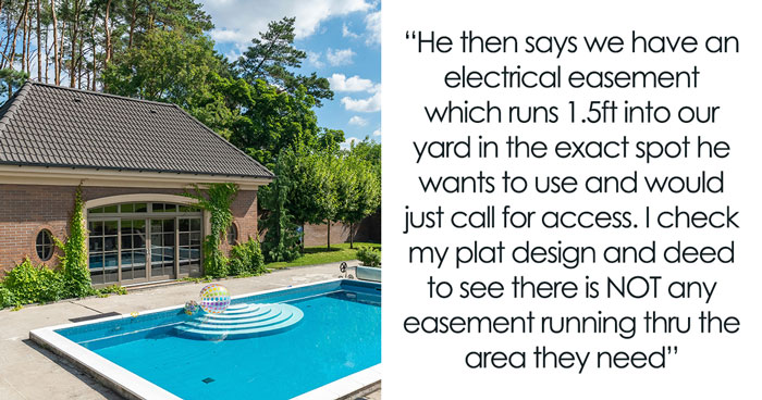 Homeowners Refuse To Sacrifice Their Lawn For Neighbor’s Pool, Won’t Sign His Waiver, He’s Mad