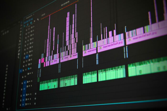 Audio editing software with colorful waveforms, representing complex concepts that some find hard to grasp.