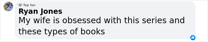 A comment praising spicy romantasy books, highlighting renewed interest.