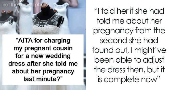 Bridal Shop Owner Sparks Family Drama After Charging Pregnant Cousin For A New Wedding Dress