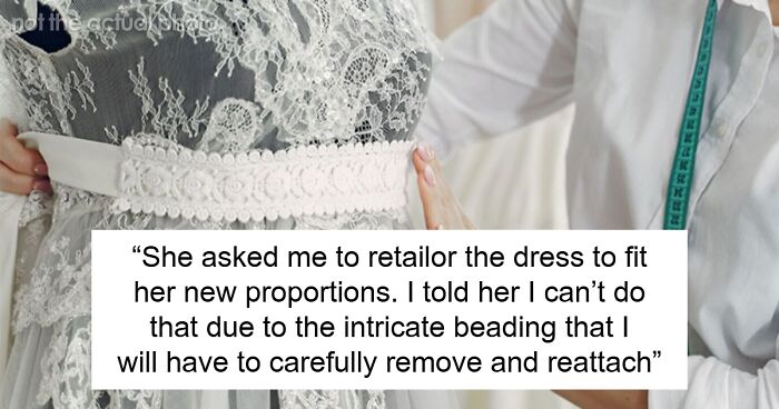 Pregnant Bride Storms Out Of Cousin’s Shop After Demanding A Free New Dress