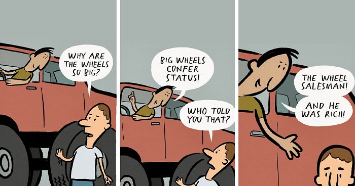 Artist Creates Silly, Sometimes Serious Comics With Unexpected Twists (17 New Pics)