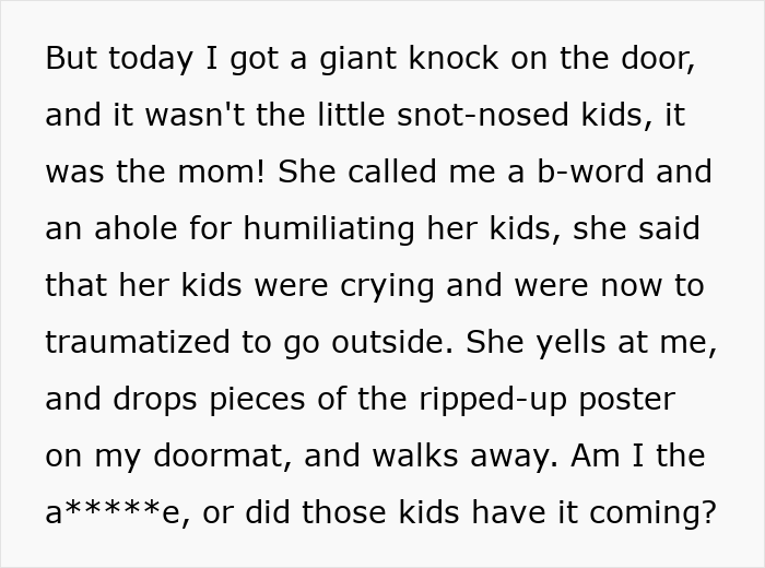 Woman Is Sick Of Neighbor’s Kids, Creates A Plan That Leaves Them “Traumatized To Go Outside”