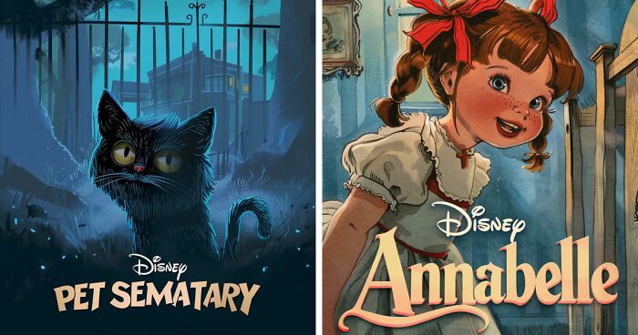 This Creator Used AI To Generate 39 Posters For Horror Movie Adaptations By Disney