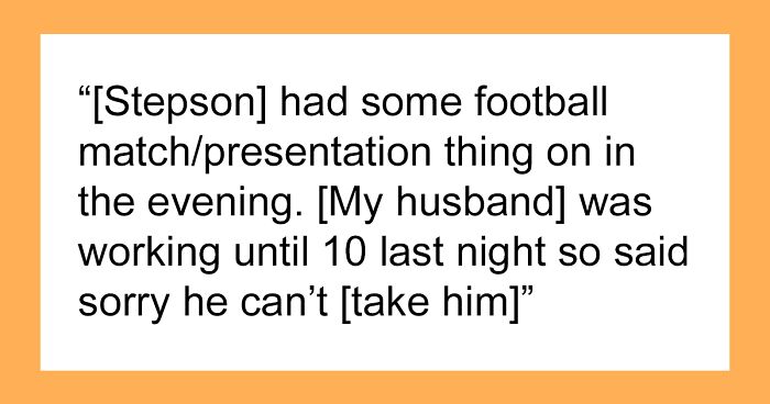 Mom Can’t Take Son To Football, Expects His Stepmom To Drop Everything But Gets A Reality Check