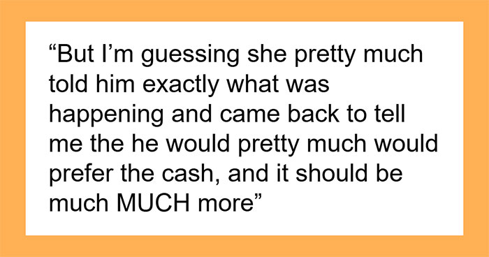 Friends Become Angry And Borderline Racist When Their Friend Gives Them Gifts, Not Money, For Help