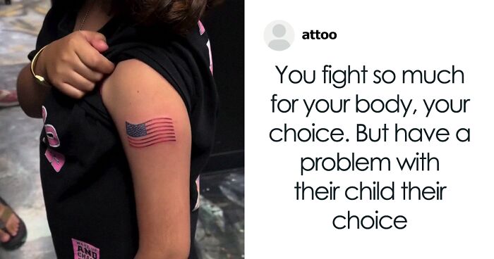 Tattoo Artist Receives Backlash For Tattooing An American Flag On A 9-Year-Old