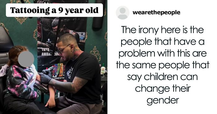 “Wow, This Is Trashy”: Tattoo Artist Stands By Decision to Ink 9-Year-Old Despite Outrage