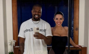 Bianca Censori’s Glitter Tights And Kanye’s Rare Smile Go Viral After New Year Photo Dump