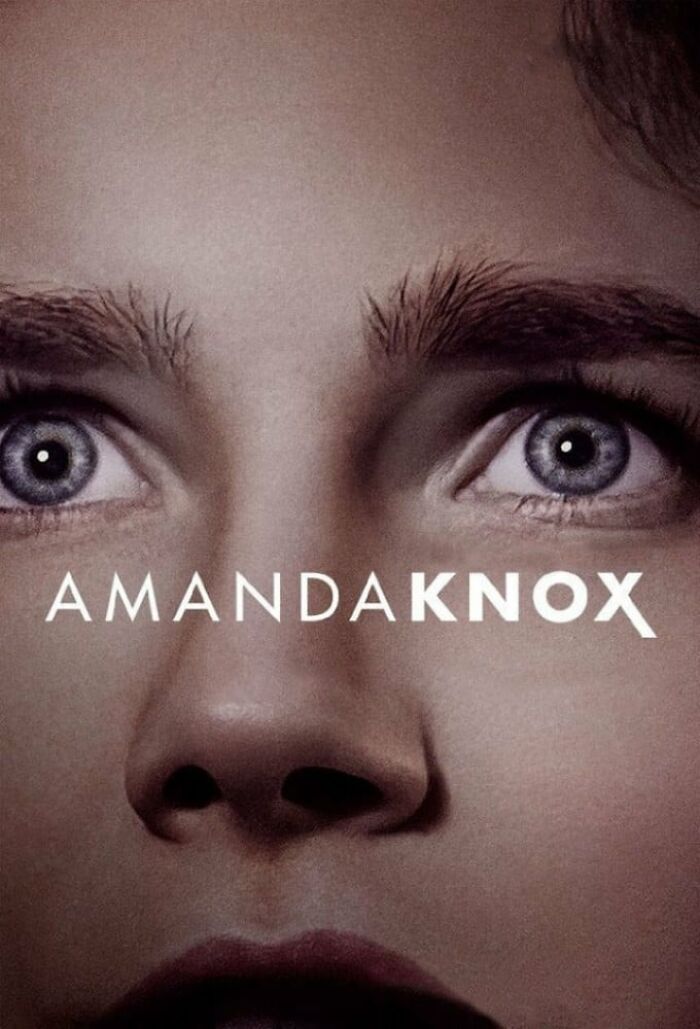  "AMANDA KNOX" representing true crime cases inspiring movies.