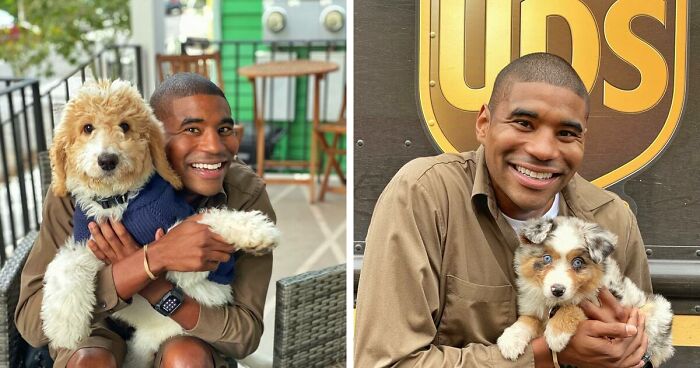 UPS Driver Posts The Adorable Dogs He Meets On Routes And The Internet Is Here For It (21 New Pics)