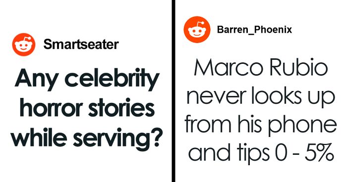 Intriguing Stories Of Servers Meeting Celebrities At Work