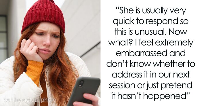 “She’s Not Professional”: Netizens Urge Woman To Quit Therapist She’s Fallen In Love With