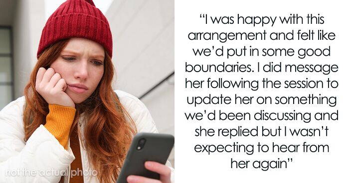 Woman Unsure What To Do Next After Drunk-Texting Her Therapist And Getting No Reply