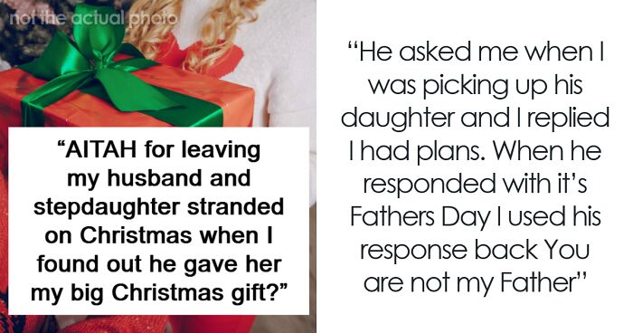 Woman Screams At Husband And Stepdaughter After Christmas Gift Fiasco