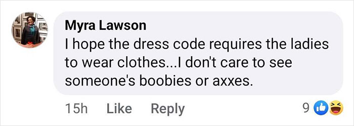 Facebook comment criticizing Met Gala 2025 dress code as tone deaf.