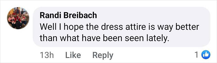 Facebook comment expressing opinions on Met Gala 2025 dress code, highlighting concerns with recent attire choices.