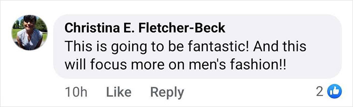 Comment by user on Met Gala 2025 dress code, mentioning a focus on men's fashion.