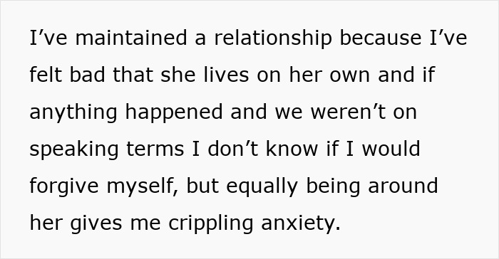 Text about managing a relationship while dealing with anxiety and crisis.