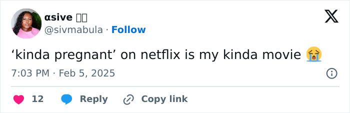 Tweet screenshot with a comment about a Netflix movie; Amy Schumer comedy gets mixed reactions.