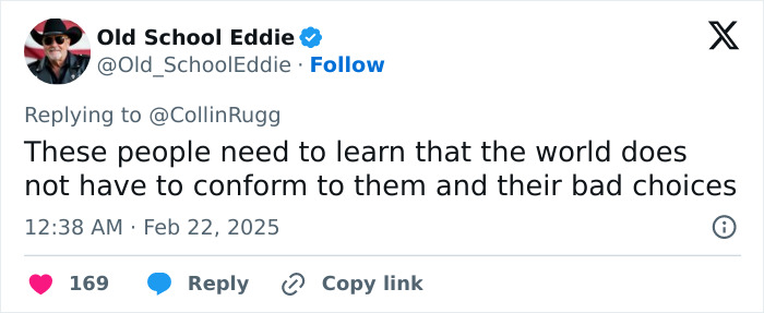 Old School Eddie's tweet comments on airlines' weighing fees for obese passengers.