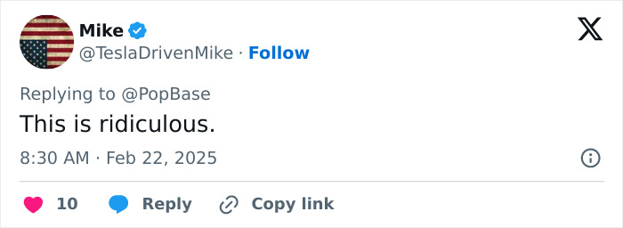 Tweet by Mike expressing view as 'ridiculous' about Euphoria actress Hunter Schafer's passport issue.