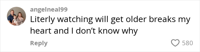 Comment on Will Ferrell’s son joining trend with humorous video, expressing sentiment about Will getting older.