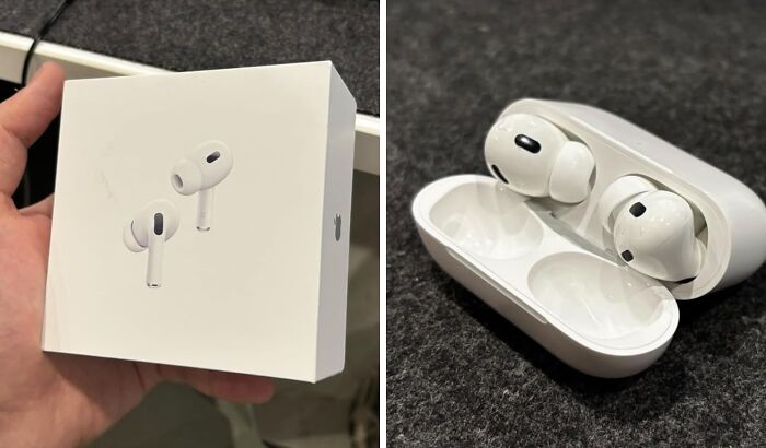 Earbuds in packaging and charging case, illustrating things worth spending money on.