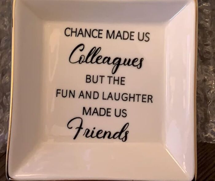 Jewelry dish with rings, engraved message "Remember, I love you mom" - perfect for Galentine's Day gifts.