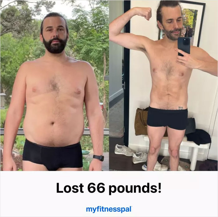 Queer Eye's Jonathan Van Ness Reveals Drastic 66-Pound Weight Loss Transformation