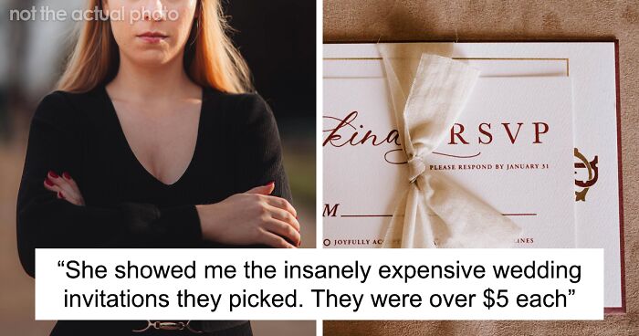 Woman Insists On Expensive Wedding Invitations, Throws A Fit When Guest Refuses One