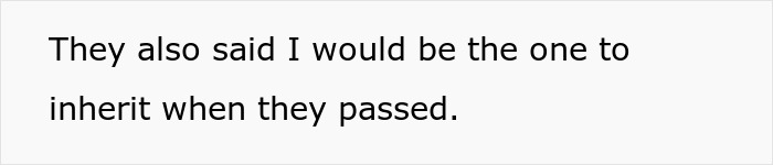 Text on inheritance promise related to a deadbeat father.