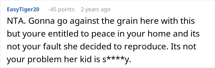 Reddit comment criticizing a woman for involving CPS over a toddler's tantrums.