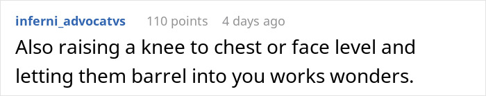 Comment on why children shouldn't run in stores, mentioning raising a knee to chest level.