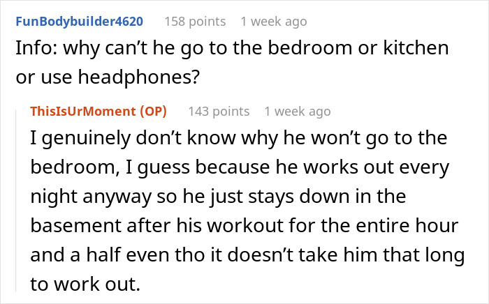 Reddit discussion about a woman's living room usage for weekly 'RuPaul's Drag Race' viewings, sparking husband's ire.