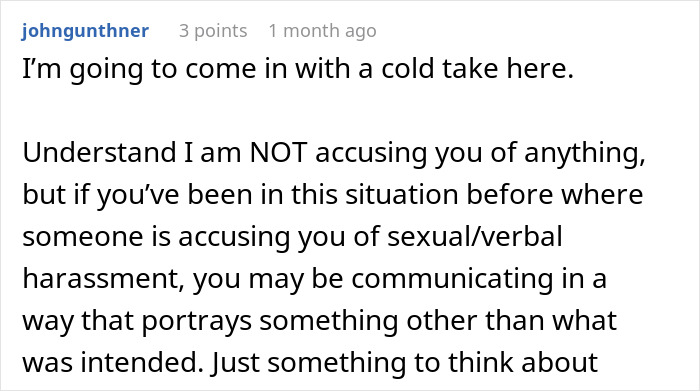 Reddit comment discussing accusations and communication related to pathological lies.