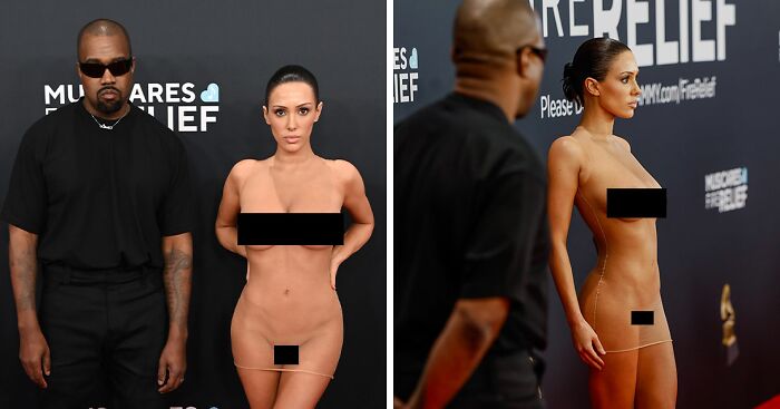 Bianca Censori Sparks Outrage With Scandalously Bare 2025 Grammys Look Alongside Kanye West