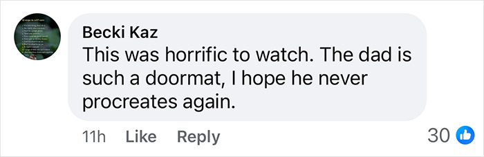 Comment about Ruby Franke docuseries, expressing a negative opinion on a character.