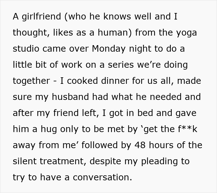 Husband Gives Wife An Ultimatum: Either Quit Teaching Yoga Or The Marriage Is Over