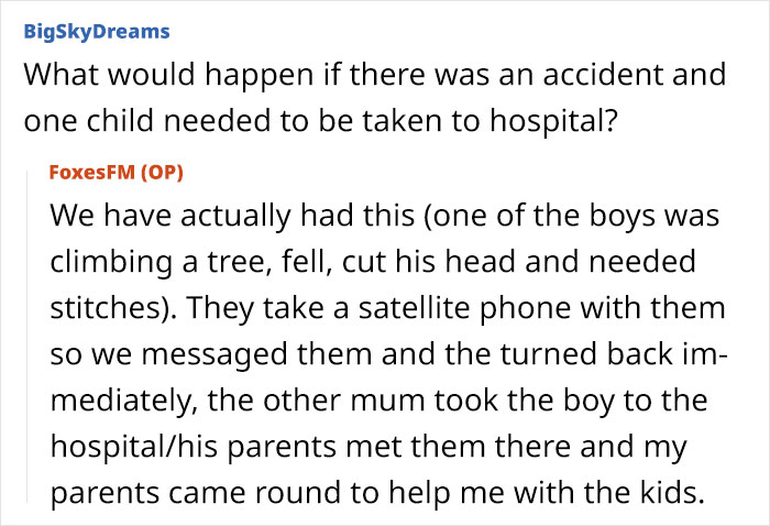 Discussion about handling emergencies while trail running; mother with nine kids shares past incident and response plan.