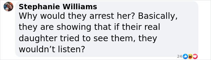 Social media comment questioning arrest related to Polish woman claiming to be Madeleine McCann.